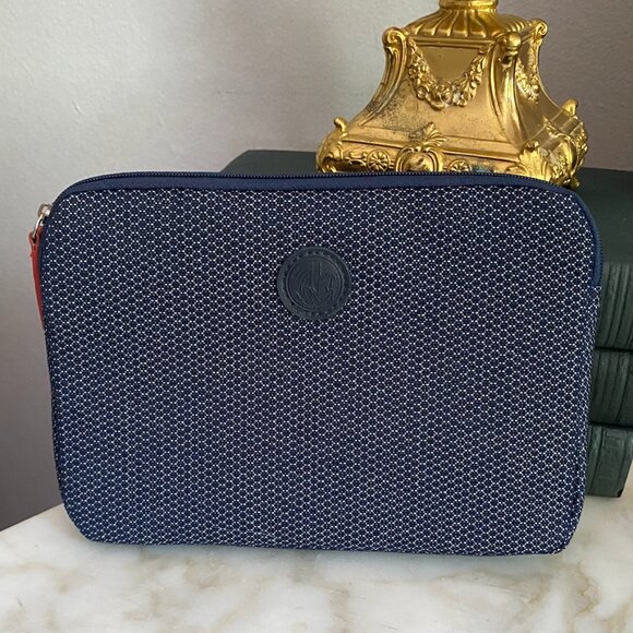 Vintage Air France Mythological Pegasus French Quality Zipper Pouch - Picture 3 of 3